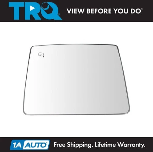 TRQ Left Upper Mirror Glass Fits 2013-2014 Ford F-150