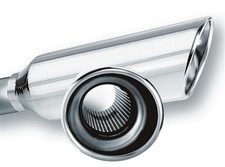 Borla 20248 Exhaust Tail Pipe Tip Universal Exhaust Tip - Single Round
