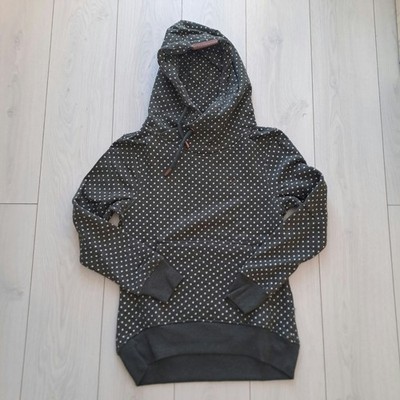 Alife & Kickin Sarana AK Women´s Hoodie Sweatshirt Polka Dots Dark Green SizeM