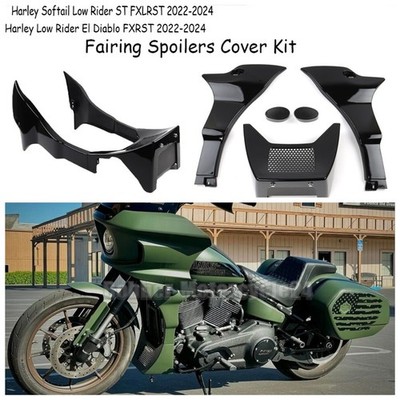 Seitenverkleidungen Spoiler Abdeckungen für Harley Softail Low Rider ST FXLRST