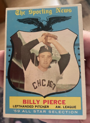 Billy Pierce #572 1959 Topps card