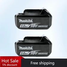 5.0Ah 18V LXT® Lithium-Ion Battery - Compatible with Makita BL1850B (2 Pack)