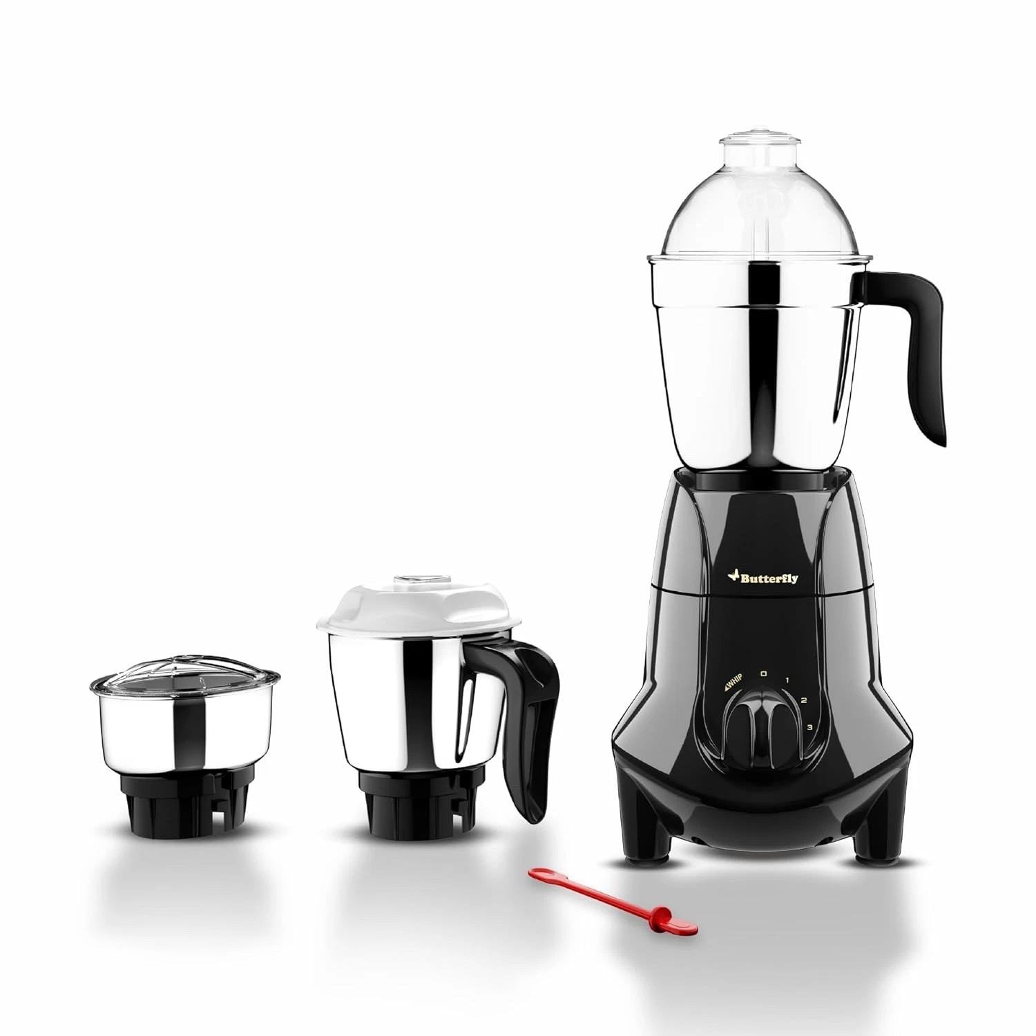 Butterfly Jet Elite 750 Watt Blender Grinder with 3 Jars (Grey) Fast Ve...