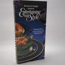 Vintage Benson & Hedges Presents Entertaining with Style (1980 Hardcover)