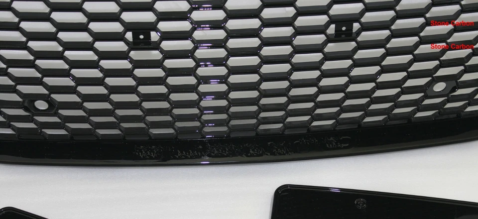 TTRS Style Honeycomb Grill Black Grille For 2015 15 2016 16 2017 17 AUDI TT - Image 3 of 3
