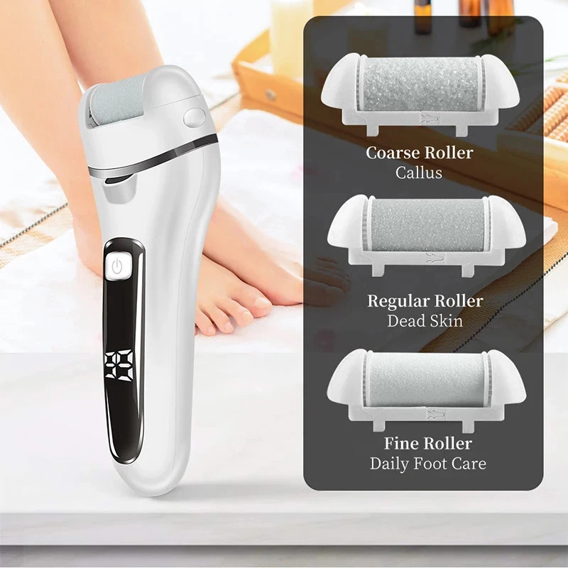 Electric Foot Sandpaper Foot File for Heel Grinding Pedicure Tool Foot Care Tool - Image 4 of 4