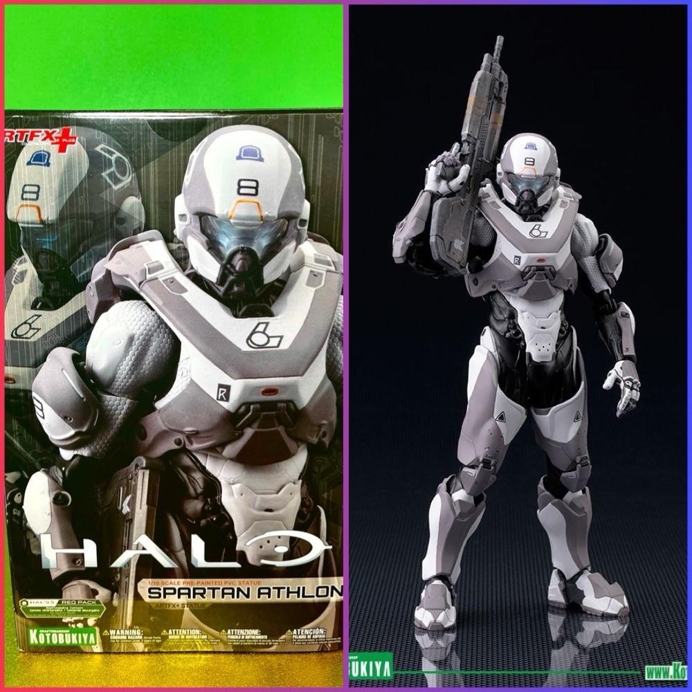 2016 Kotobukiya Halo Spartan Athlon ArtFX + Statue 1/10 Scale w 