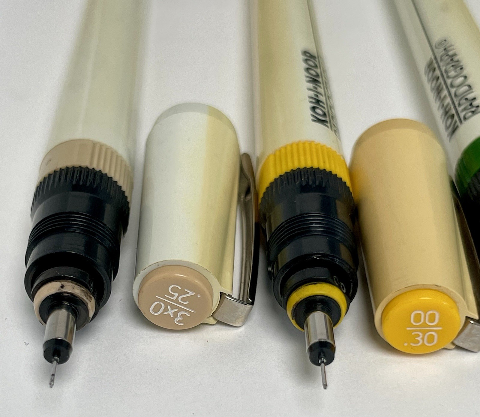 Koh-I-Noor Rapidograph 3165-SP-7 Set of 7 Technical Pens