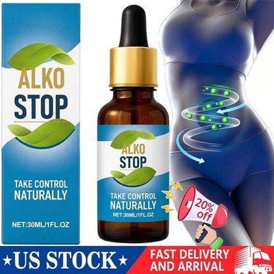 Alko Stop Drops Natural Herbal Wellness Liquid Dietary Supplement for Daily Body