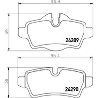 Hella BremsbelÄGe Hinterachse Passend FüR Mini Mini | 8DB 355 031-791