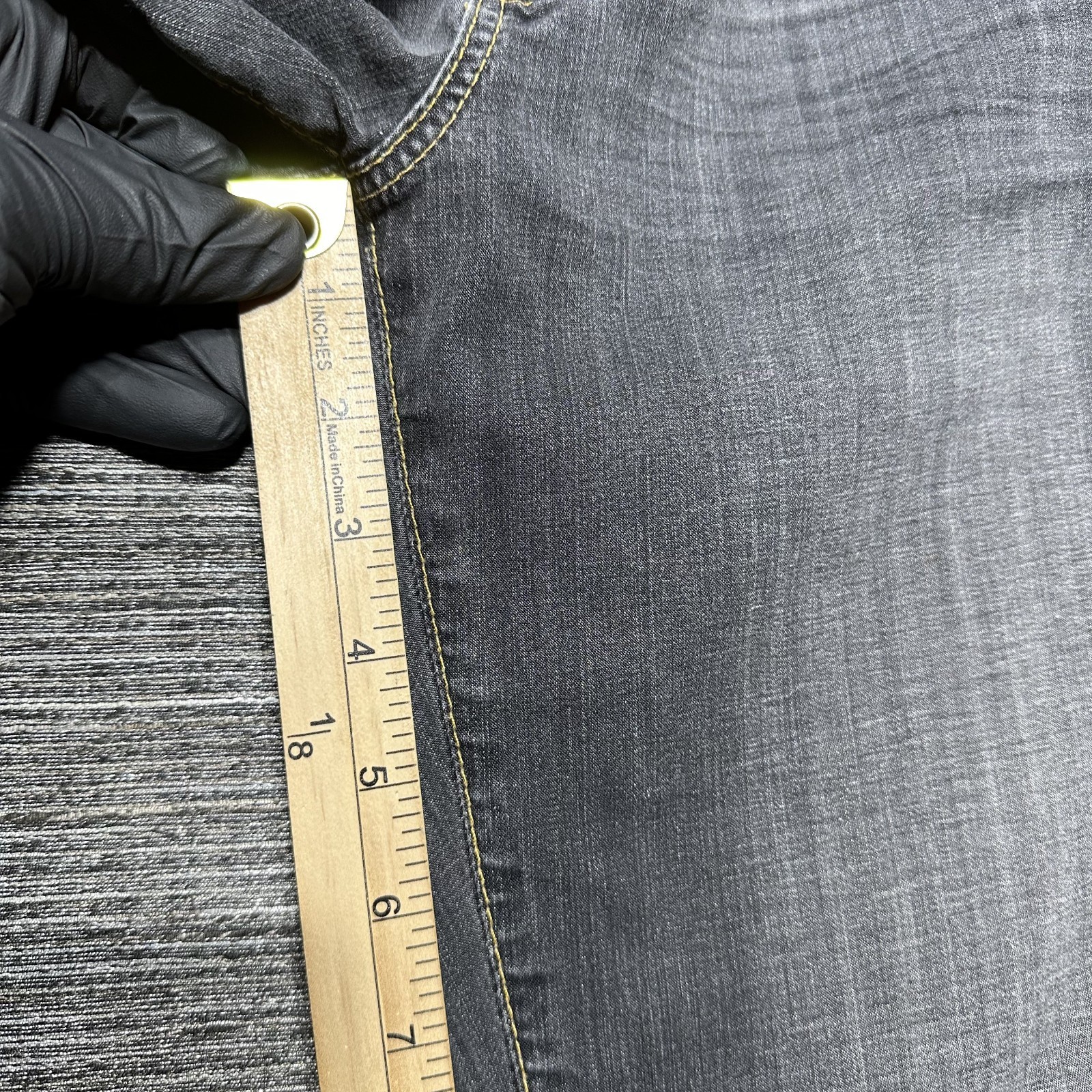 Adriano Goldschmied Jeans Women's Size 32x30 Gray Black The Angel Bootcut thumbnail 7