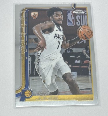 Kam Jones 2025-26 Topps Chrome #289 Base RC Rookie Indiana Pacers