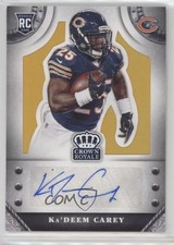 2014 Panini Crown Royale Rookie Signatures Gold 4/25 Ka'Deem Carey Auto 0v1