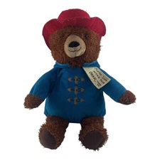 Paddington Bear Plush Toy Blue Coat Red Hat "Please Look After This Bear" Tag