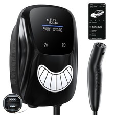 Tera EV Charger for Tesla: ETL Certified Level 2 48 Amp 240 Volt Hardwired DI...