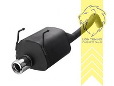 Ulter Sportauspuff für Fiat Panda 169 1.1i 1.2i 1.3JTD 1x80mm