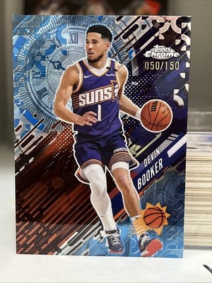 2025-26 Topps Chrome - Go Time Devin Booker #GT-4 Blue Refractor /150