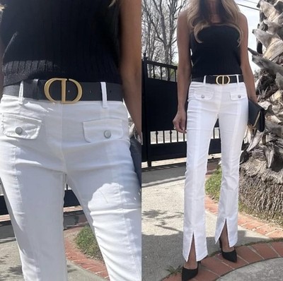 Bevy Flog Adele Check Pants Size 28