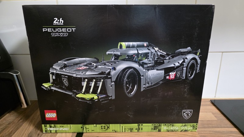 LEGO Technic 42156 Peugeot 9x8 24H le Mans Hybrid Hypercar Age 18+, 1775PCS