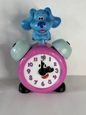 Leapfrog 2020 Blues Clues Tickety Tock Alarm Clock Educational Musical Toy WORKS