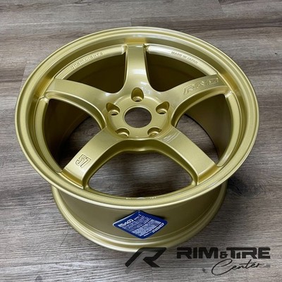 Rays Gram Lights 57CR 18x9.5 +22 5x114.3 E8 Gold (Set of 4) WGCRX22EEGP