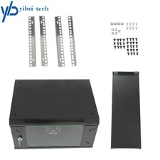 1Pack 6U network server cabinet rack wall mount Maximum depth 15.5" With Locks