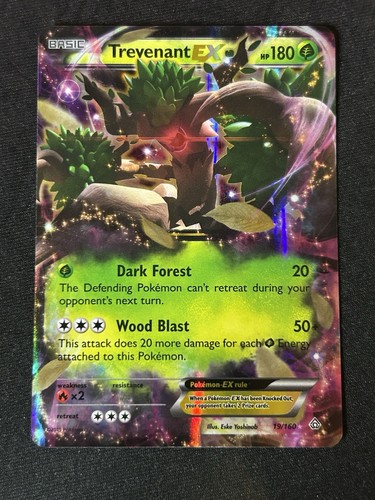 2015 Pokémon Trevenant EX 19/160 XY - Primal Clash Ultra Rare