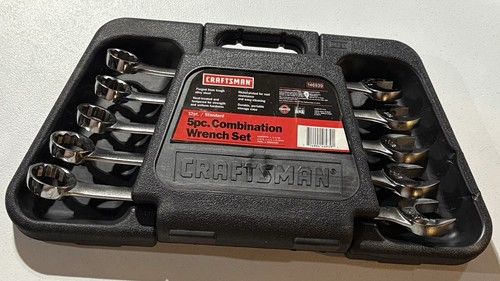 Craftsman 5-Piece 12-Point SAE Combination Wrench Set 1” to 1-5/16” 946939 USA