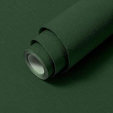 Dark Green Peel and Stick Self Adhesive Wallpaper - Removable Waterproof Bath...