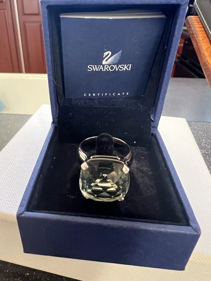 Swarovski Light Blue Crystal Ring - Image 2 of 4