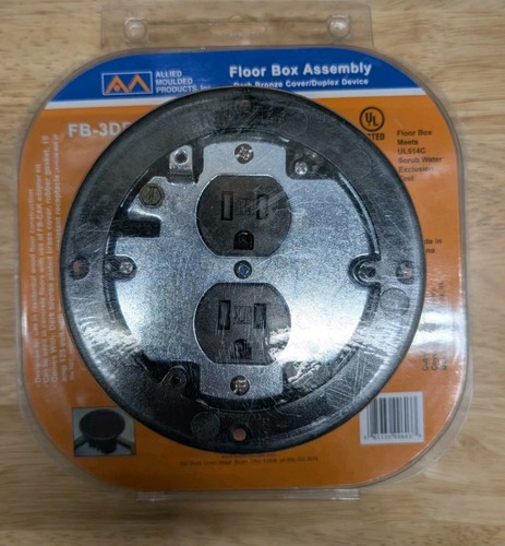 Allied Moulded Products Floor Box Assembly FB-3DB - NEW | eBay