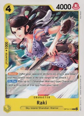 Raki OP15-112 Common Adventure on Kami's Island One Piece Lightly Played