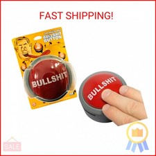 Bullshit Button   The Official Hilarious BS Button with Sound Effects  Flashing