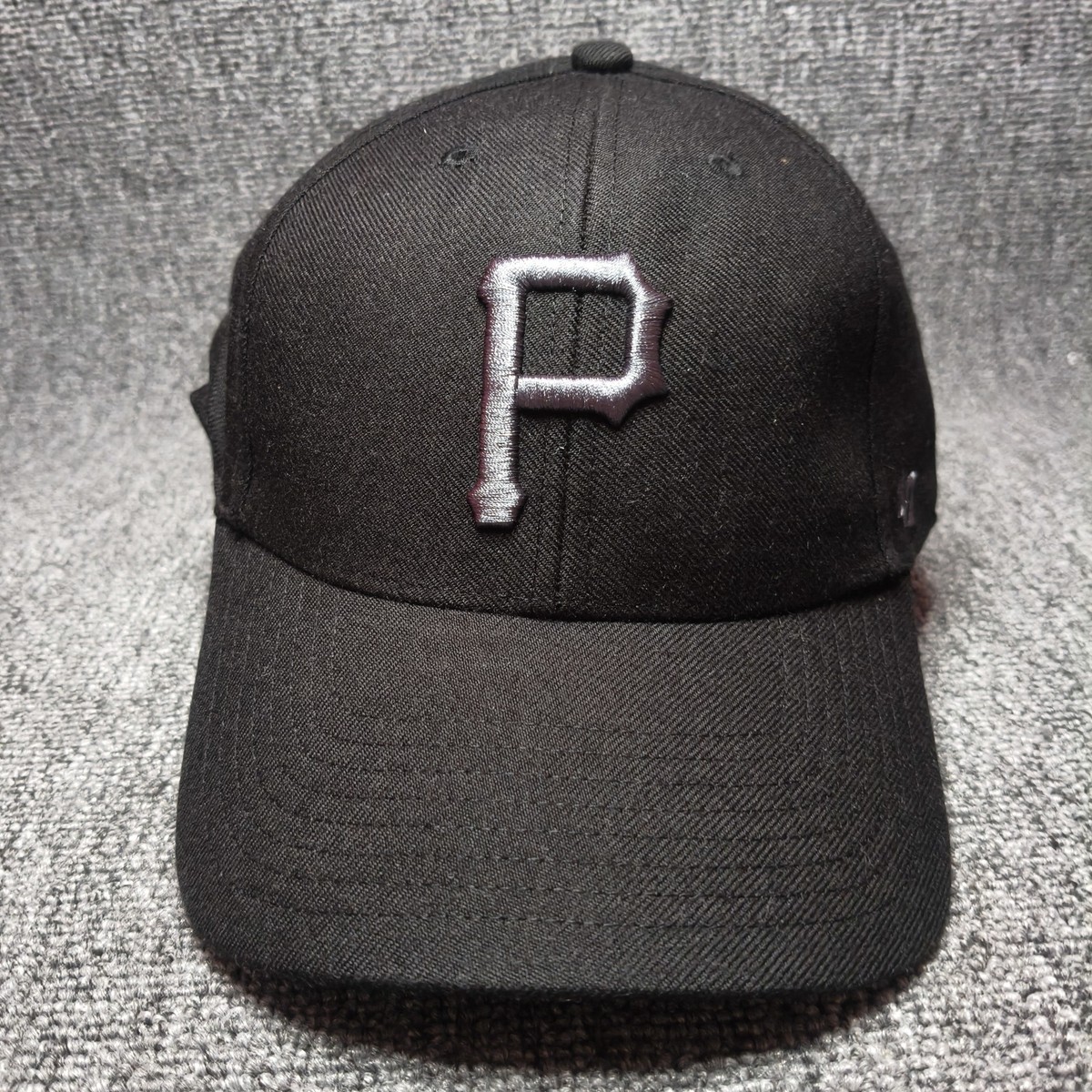 '47 Brand Pittsburgh Pirates MLB Black Dad Hat Hook and Loop Cap