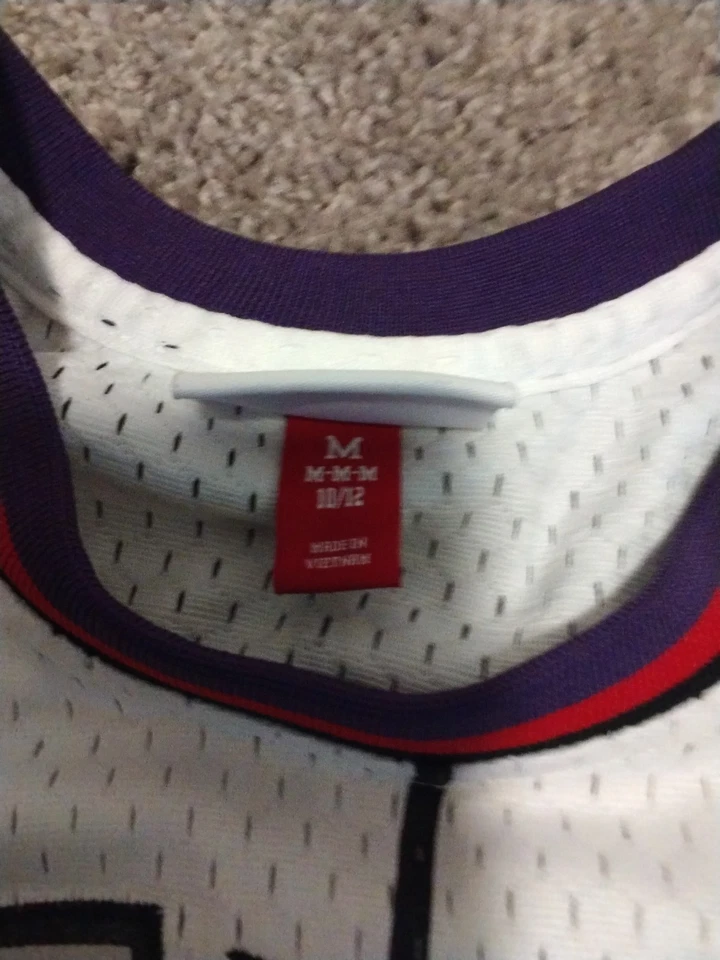 ($135) Camiseta Vince Carter Toronto Raptors Mitchell & Ness Fadeaway Swingman XL Foto 4 de 4