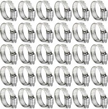 Hose Clamp 30pcs Fuel Line Clamp 58 To 116-25mm Radiator Hose Clamps Hose Clamp 30pcs Fuel Line Clamp 58 To 116-25mm Radiator Hose Clamps