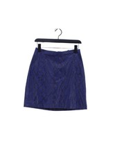 NA-KD Women's Midi Skirt S Blue 100% Polyester Midi A-Line