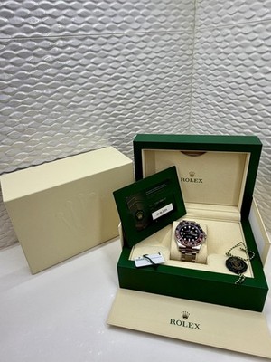 Rolex GMT-Master II 126710BLRO Silver Oyster Bracelet with Red and Blue Bezel