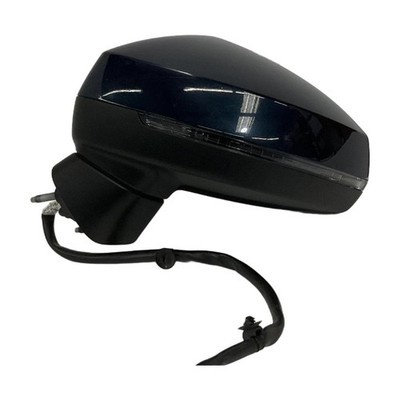 2017 Audi A3 Left Door Mirror Blue LX5E Power Sedan Manual Fold Heated OEM Part