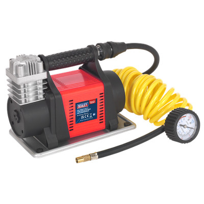 Sealey Schwerlast Mini Luftkompressor 12 V maximaler Druck 100 PSI MAC05