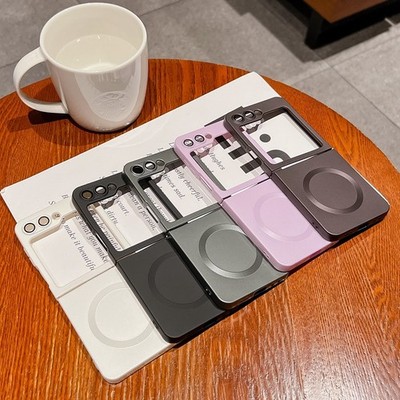 Magsafe Matte Slim Soft Case For Samsung Galaxy Z Flip 6/5/4/3 Protective Cover