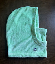 Burton Cora Hood Fleece Balaclava Mint Green Plush Snowboard Ski Womens One Size