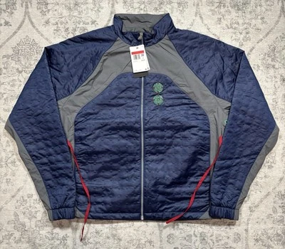 Sz L Jordan x Clot Collab Men’s Track Jacket Water Resistant Quilted DJ9742-414 - Image 1 of 4