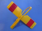 Vintage Gi Joe Helicopter Parts - Tail Section - Used
