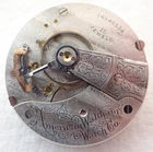 ANTIQUE 18s WALTHAM GRADE 820 15 JEWEL 15J OPEN FACE POCKET WATCH MOVEMENT
