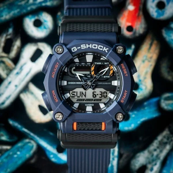 CASIO GA-900-2AER⎪GA-900-2⎪ORIGINAL⎪G-SHOCK Classic⎪Hombre⎪AZUL