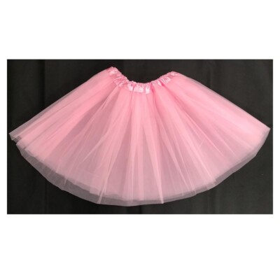 Baby Pink TUTU Skirt Princess Halloween Fancy Dress Costume