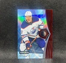 Zach Hyman RED 2023-24 Upper Deck Synergy Hockey Card #34 NHL STAR BOUNTY