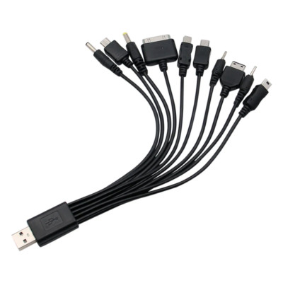 10 in 1 USB Ladekabel Universal und Multifunktionell Smartphones Handy neu + alt