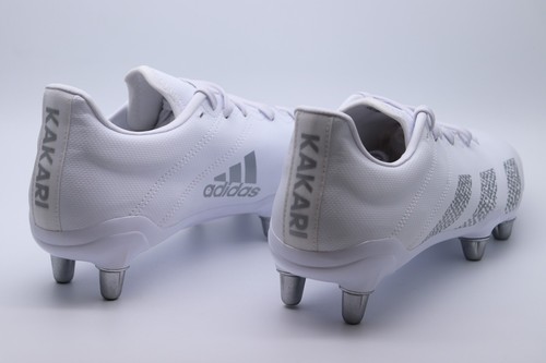 ADIDAS KAKARI SG SOFT GROUND RUGBY BOOTS - CLOUD WHITE GX5380 MEN UK7 - Picture 9 of 17